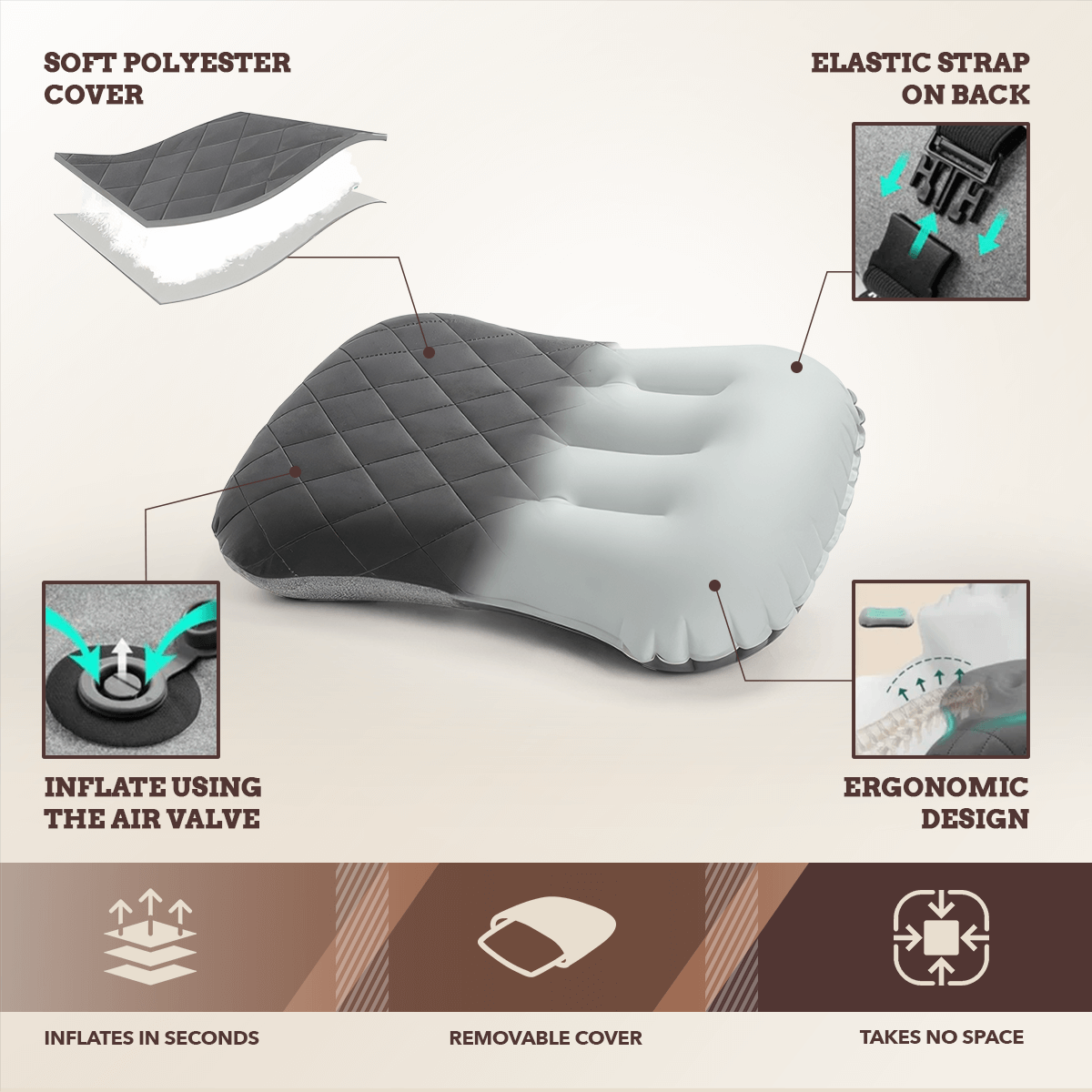 Ultra Light Camping Pillow