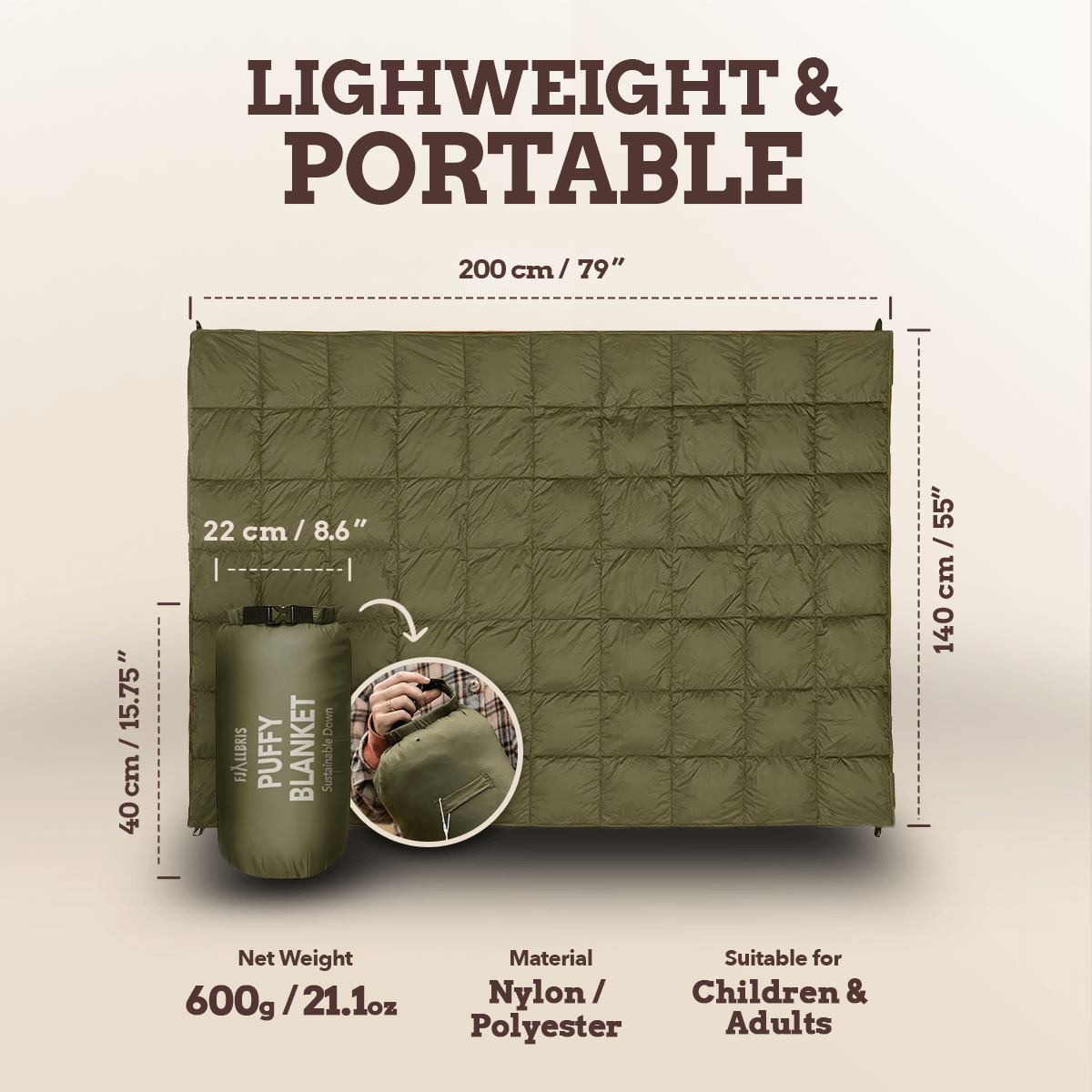 Ultralight Puffer Blanket